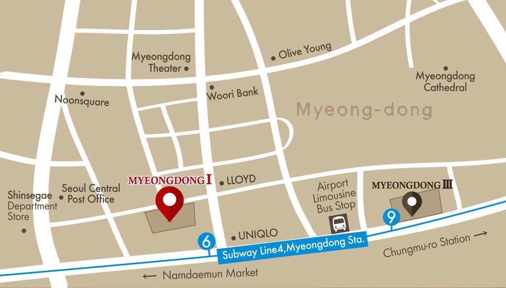 Hotel Skypark Myeongdong 1 Σεούλ Εξωτερικό φωτογραφία